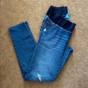 Old Navy Maternity Distressed Jeans
